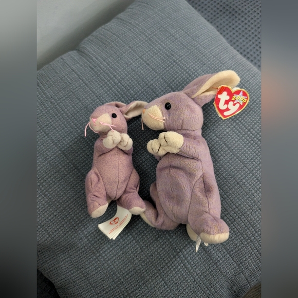 Springy the bunny, ty beanie baby plus McDonald's happy meal ty - Picture 6 of 6